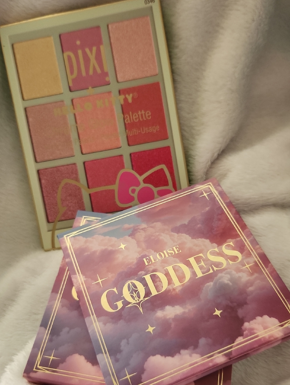 Pixi Pink & Gold Multi-Use Palette with Floral Accent